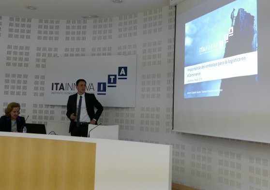 Alberto Capella, de ITAINNOVA, expone en jornada innovación logística.